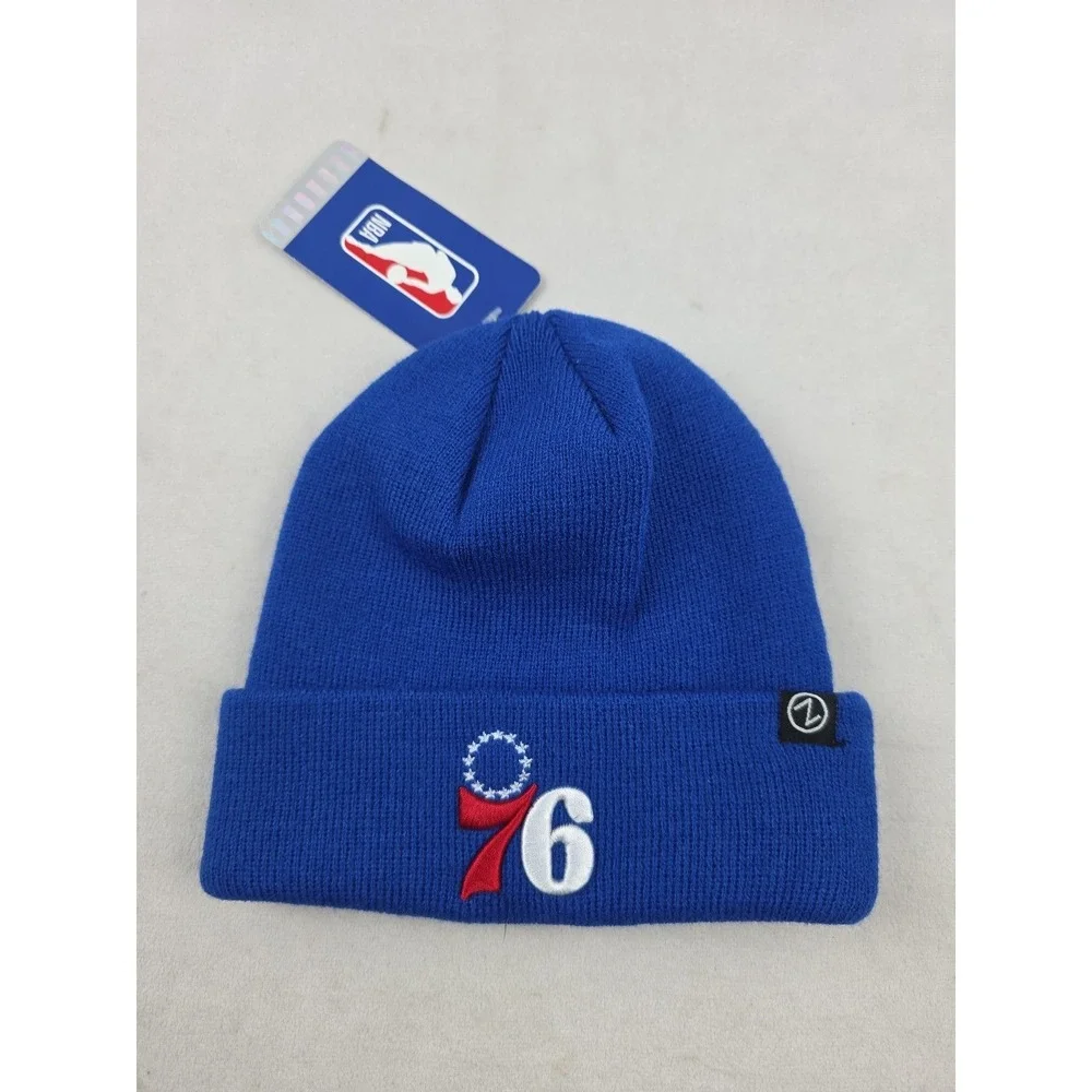 Zephyn NBA Kids Philadelphia 76ers Identity Cuffed Knit Beanie Royal Blue‎ OSFM